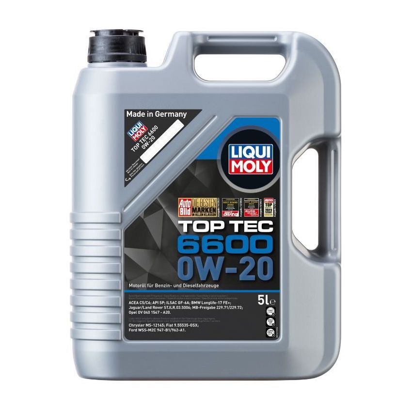 OLEJ SILNIKOWY TOP TEC 6600 0W-20 LIQUI MOLY 21411 5L