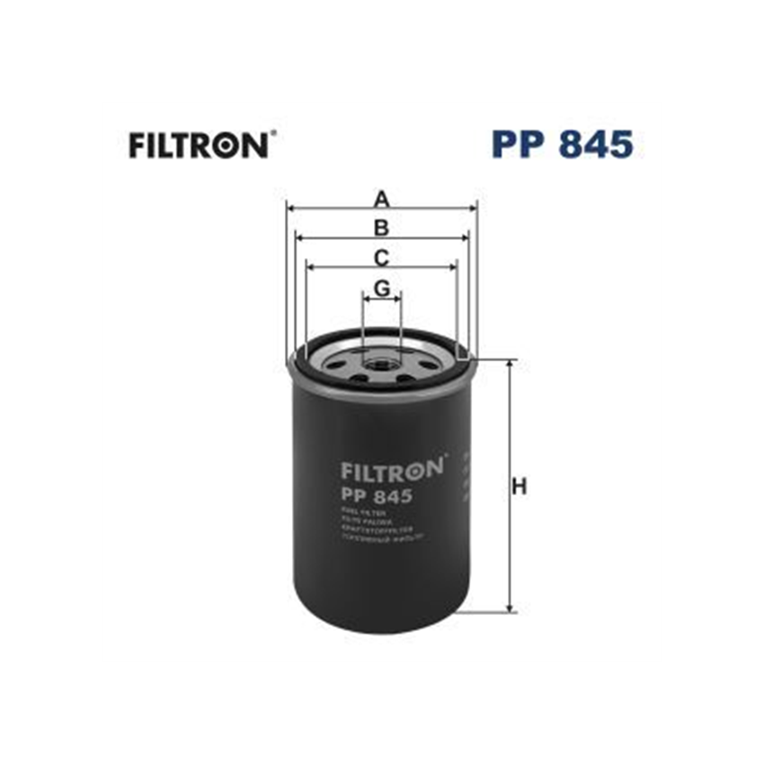 FILTR PALIWA FILTRON PP845 DEUTZ BF4M2012 79-13