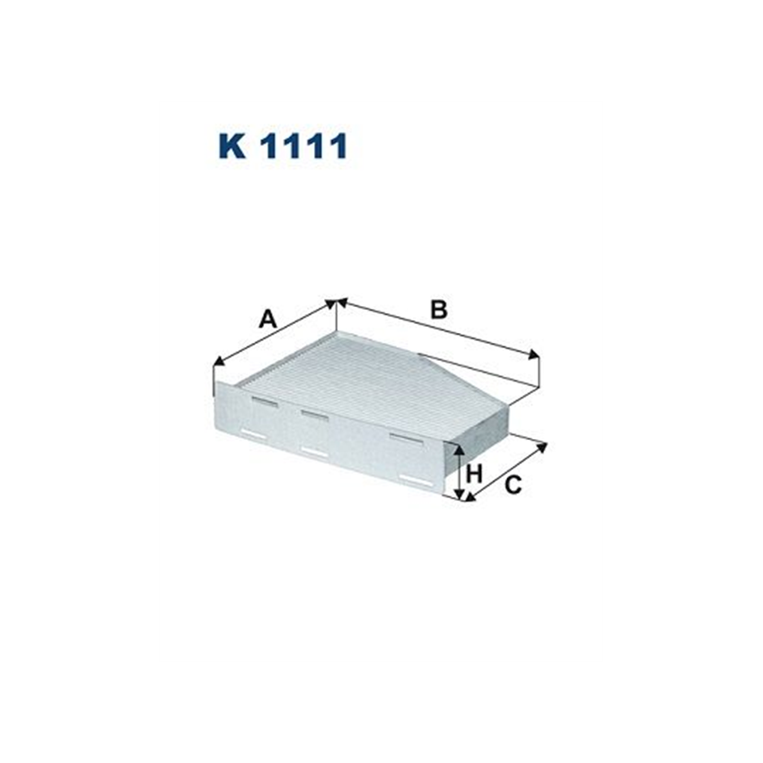 FILTR KABINOWY FILTRON K1111 VW 1.2-3.2 04-