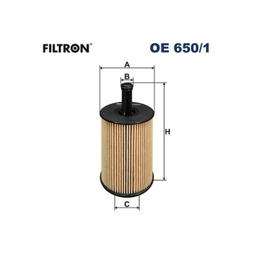 FILTR OLEJU KOLBENSCHMIDT OE650/1 VW 1.4-3.6 00-