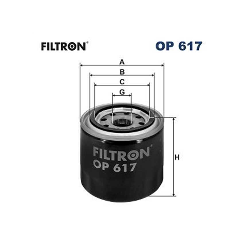 FILTR OLEJU FILTRON OP617 MAZDA 1.5-3.0 89-