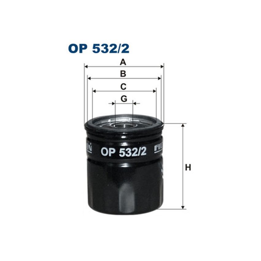 FILTR OLEJU FILTRON OP532/2 FORD 1.0-2.0 04-19