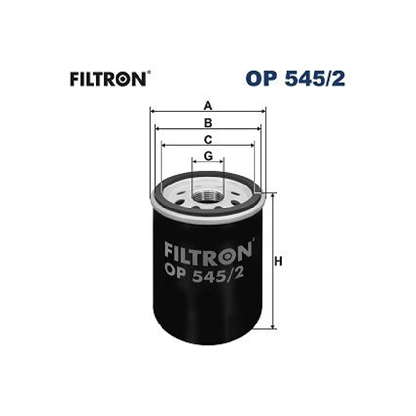 FILTR OLEJU FILTRON OP545/2 FIAT 1.1-1.4 00-