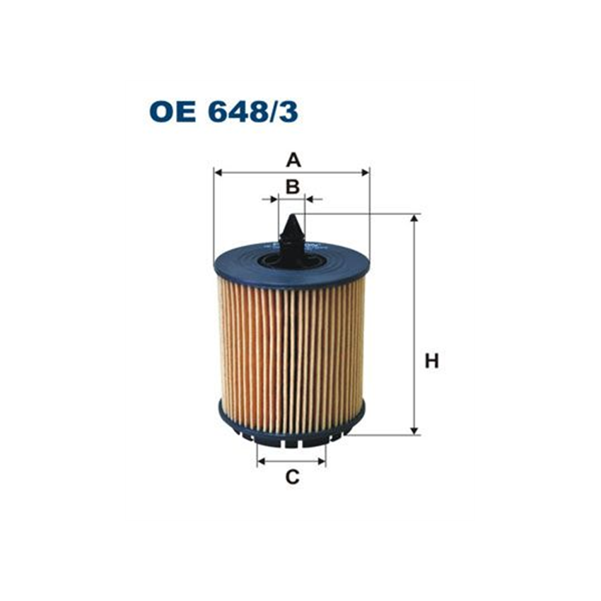 FILTR OLEJU FILTRON OE648/3 OPEL 1.8-2.4 00-