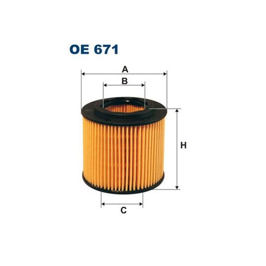 FILTR OLEJU FILTRON OE671 VW 1.2 01-