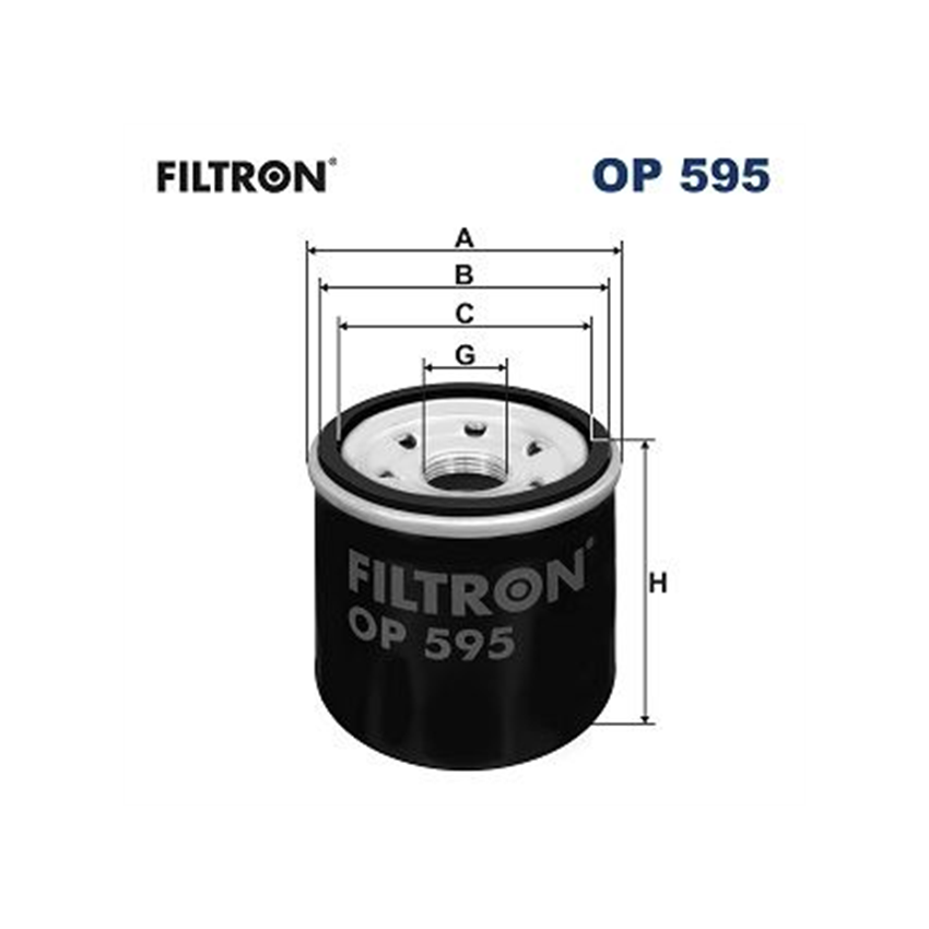 FILTR OLEJU FILTRON OP595 SUBARU 1.6-2.5 95-