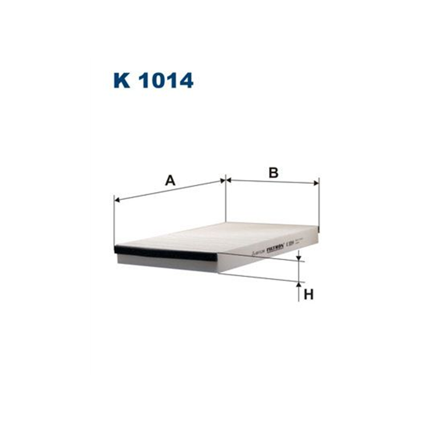 FILTR KABINOWY FILTRON K1014 OPEL 1.2-2.2B+D 98-