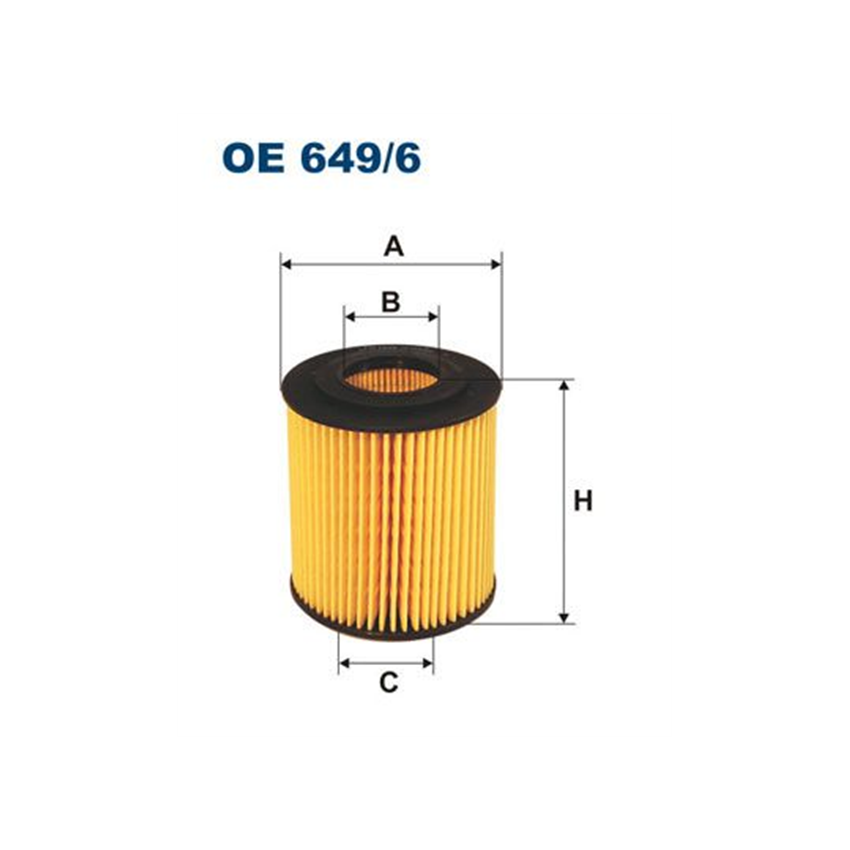 FILTR OLEJU FILTRON OE649/6 BMW 1.6-2.0 01-