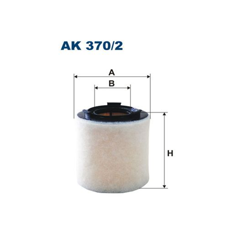 FILTR POWIETRZA FILTRON AK370/2 VW 1.2-1.6B+D 09-