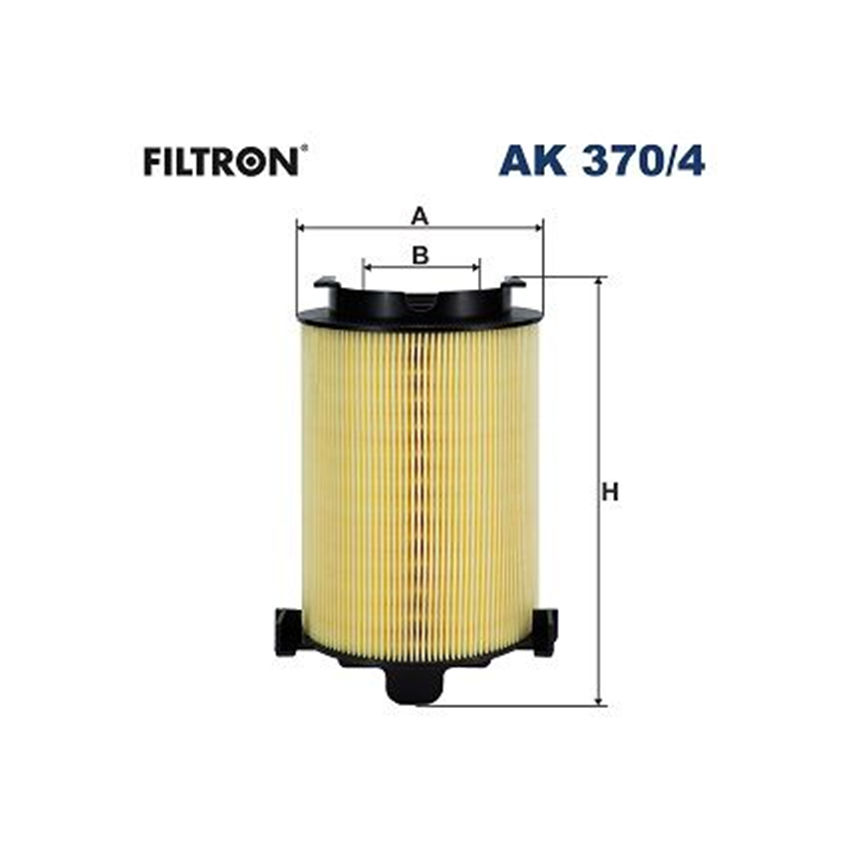 FILTR POWIETRZA FILTRON AK370/4 VW 1.2-2.0 03-19