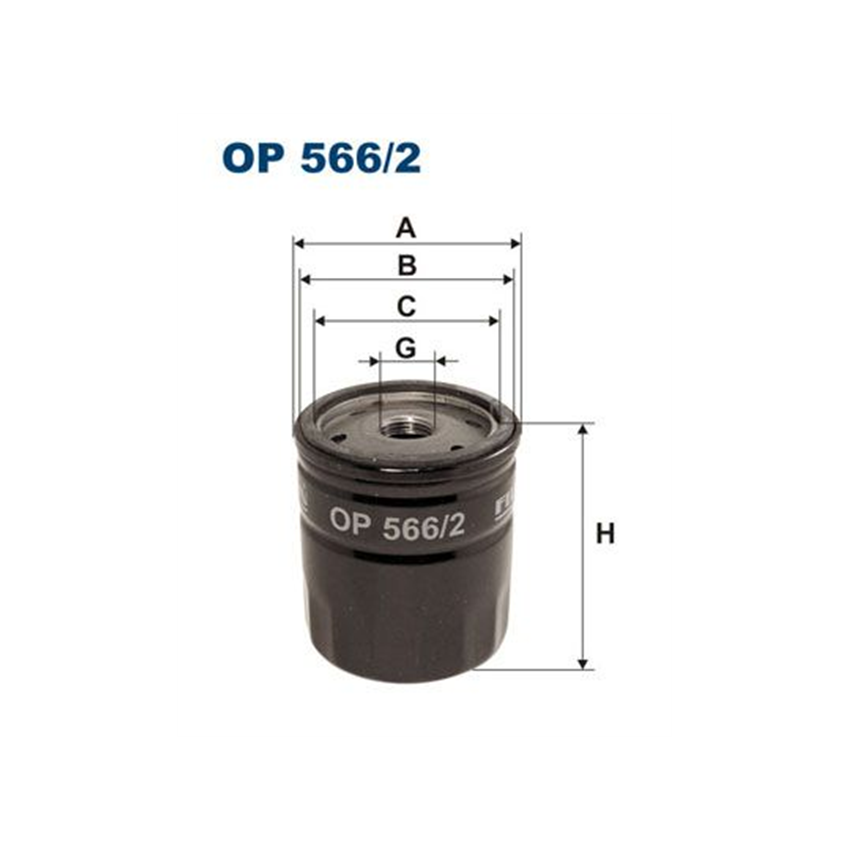 FILTR OLEJU FILTRON OP566/2 SAAB 2.0-2.3 76-03