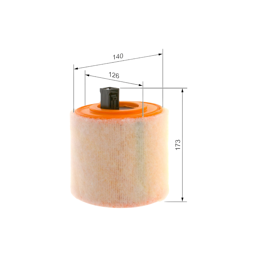 FILTR POWIETRZA BOSCH F026400436 OPEL 1.0-1.6 15-