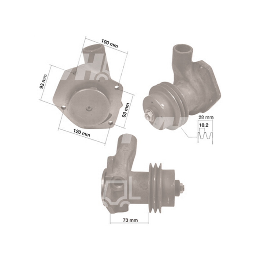 POMPA WODY BEPCO 37/130-132 URSUS C385