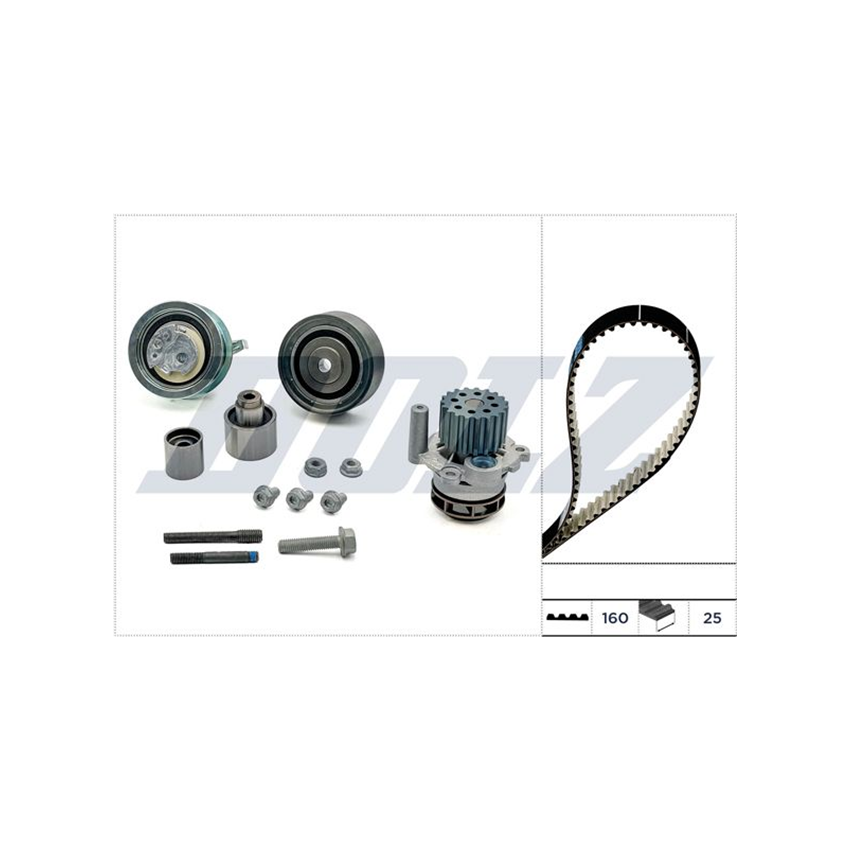 KOMPLET ROZRZĄDU DOLZ KD156 AUDI VW 2.0TDI 04-15