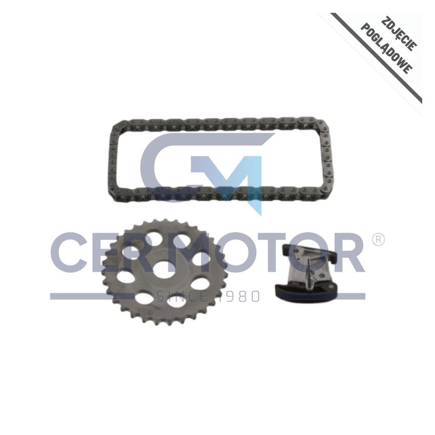 ZESTAW ROZRZĄDU ŁAŃCUCHOWEGO MV PARTS F6650 ROVER 3.0D 20-