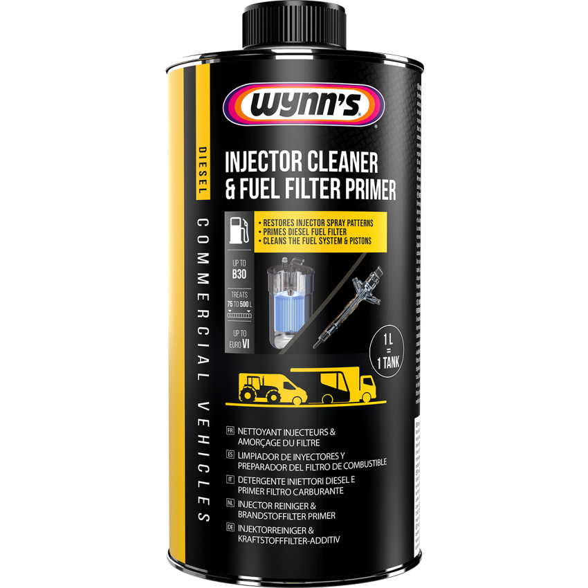INJECTOR CLEANER & FILTER PRIMER WYNNS W25290 1L