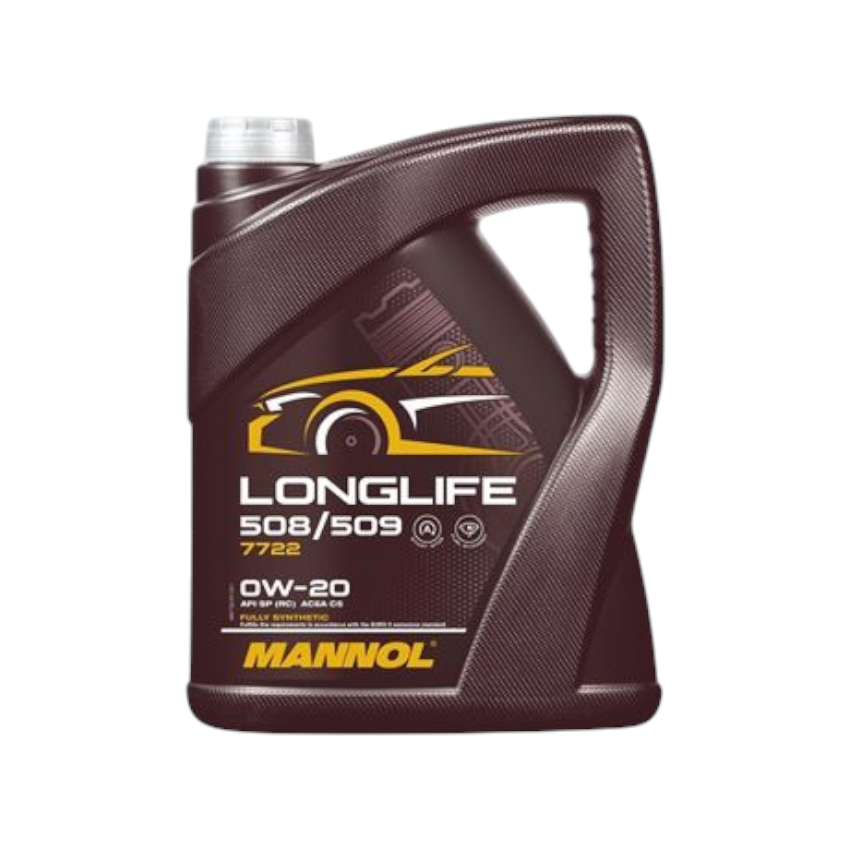 OLEJ SILNIKOWY MANNOL MN7722-5 LONGLIFE 508/509 0W-20 VW 5L