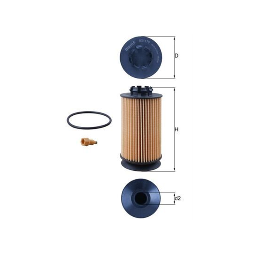 FILTR OLEJU KNEHT OX1175D MITSUBISHI 3.0 13-24