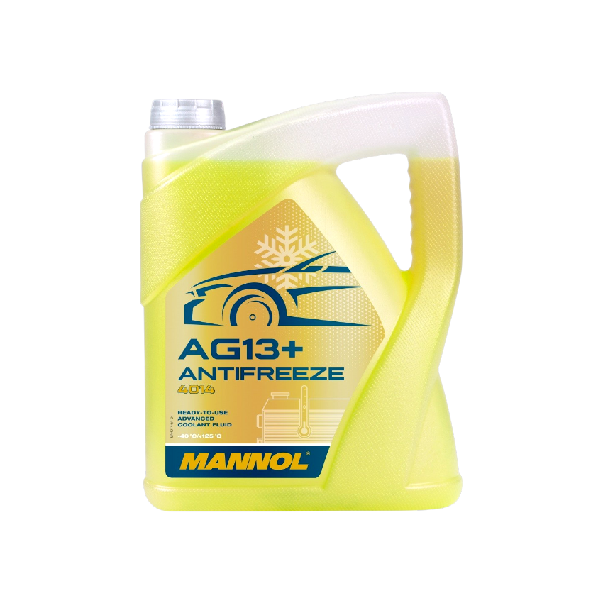PŁYN CHŁODNICZY AG13+ ANTIFREEZE ŻÓŁTY 5L MANNOL MN4014-5