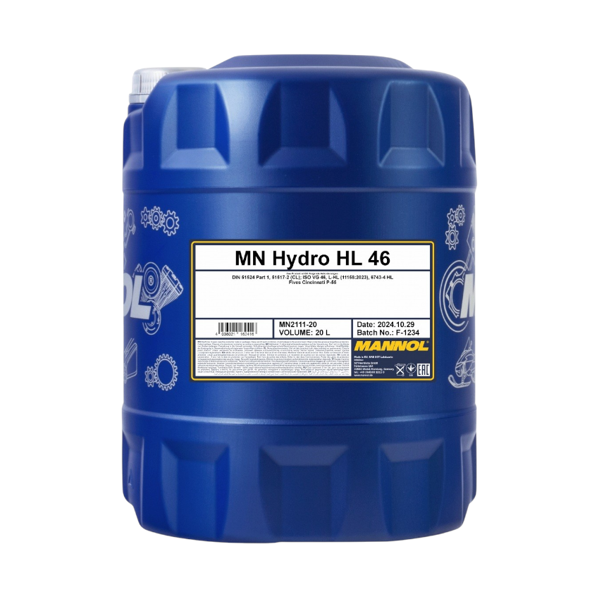 OLEJ HYDRAULICZNY MANNOL MN2111-20 HYDRO HL46 20L