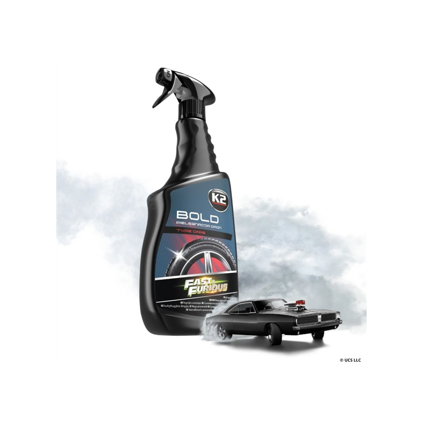 K2 FF157 BOLD FAST&FURIOUS PŁYN DO KONSERWACJI OPON 750ml