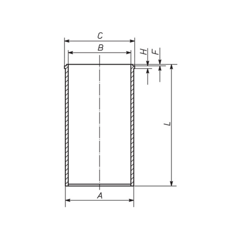 TULEJA CYLINDROWA MAHLE 013LP00120000 FORD 1.5TDCI 12-