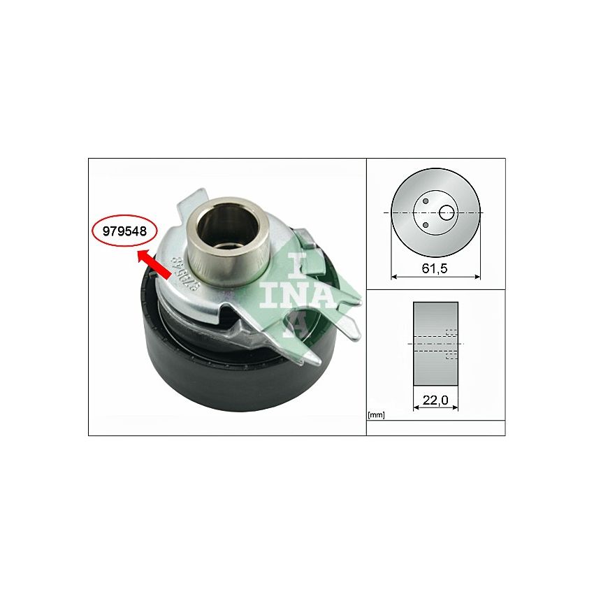 NAPINACZ PASKA INA 531052530 VW 1.0-1.4 95-
