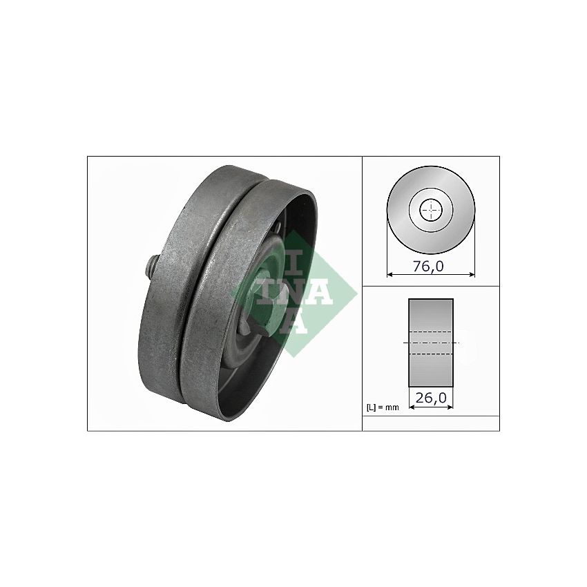 NAPINACZ PASKA INA 532032630 VW 1.4-1.6 16V 97-