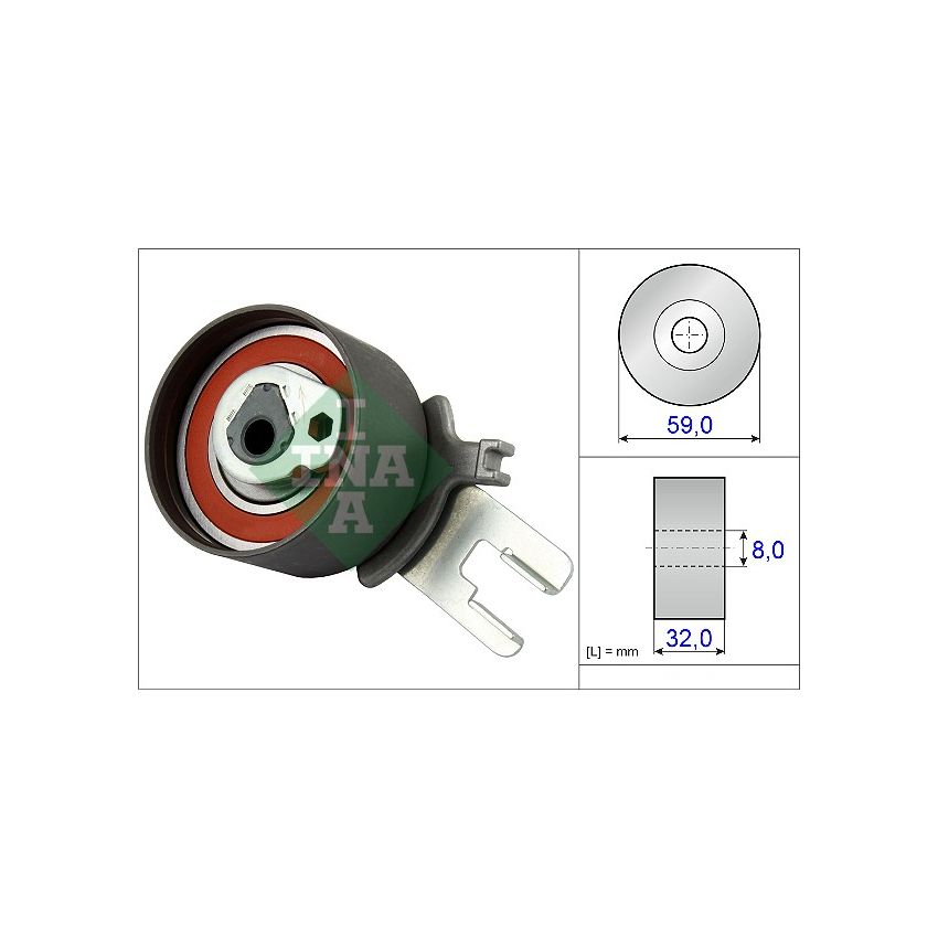 NAPINACZ PASKA INA 531085910 VOLVO D5244T 01-
