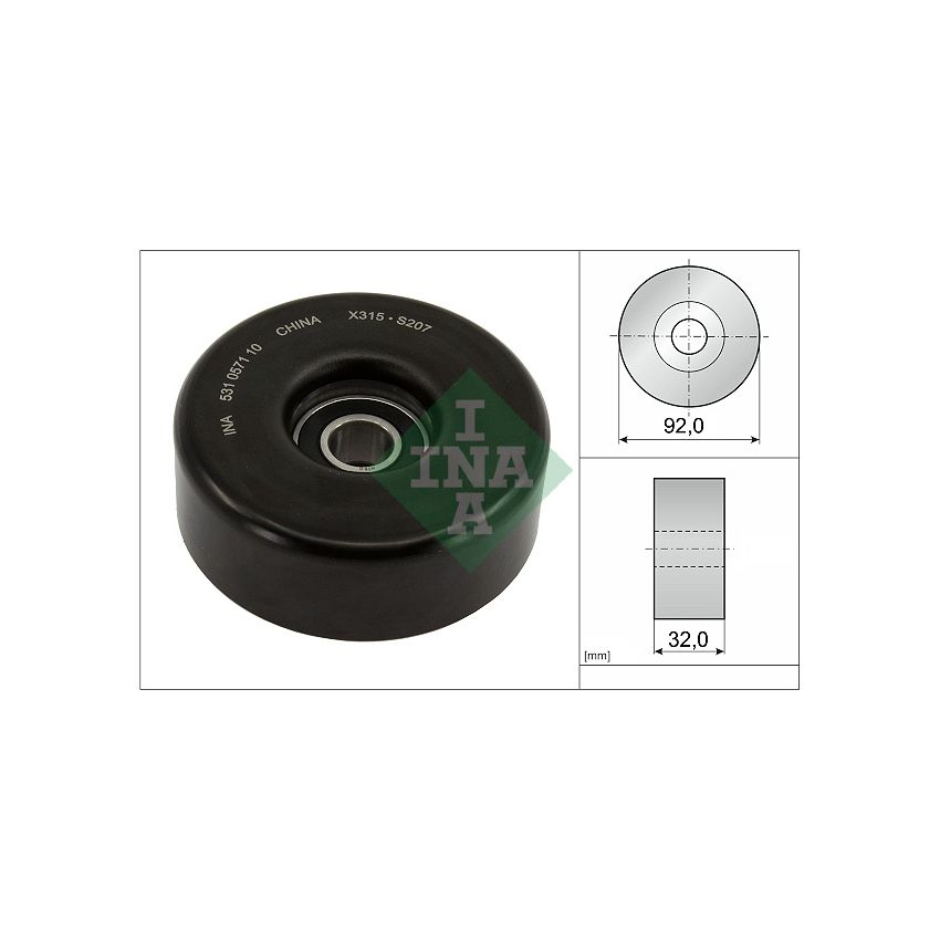 NAPINACZ PASKA INA 531057110 MERCEDES M104/111 92-98