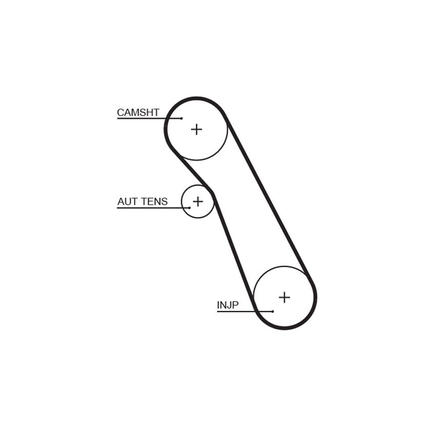 PASEK ROZRZĄDU GATES 5541XS FORD 1.8D 07-