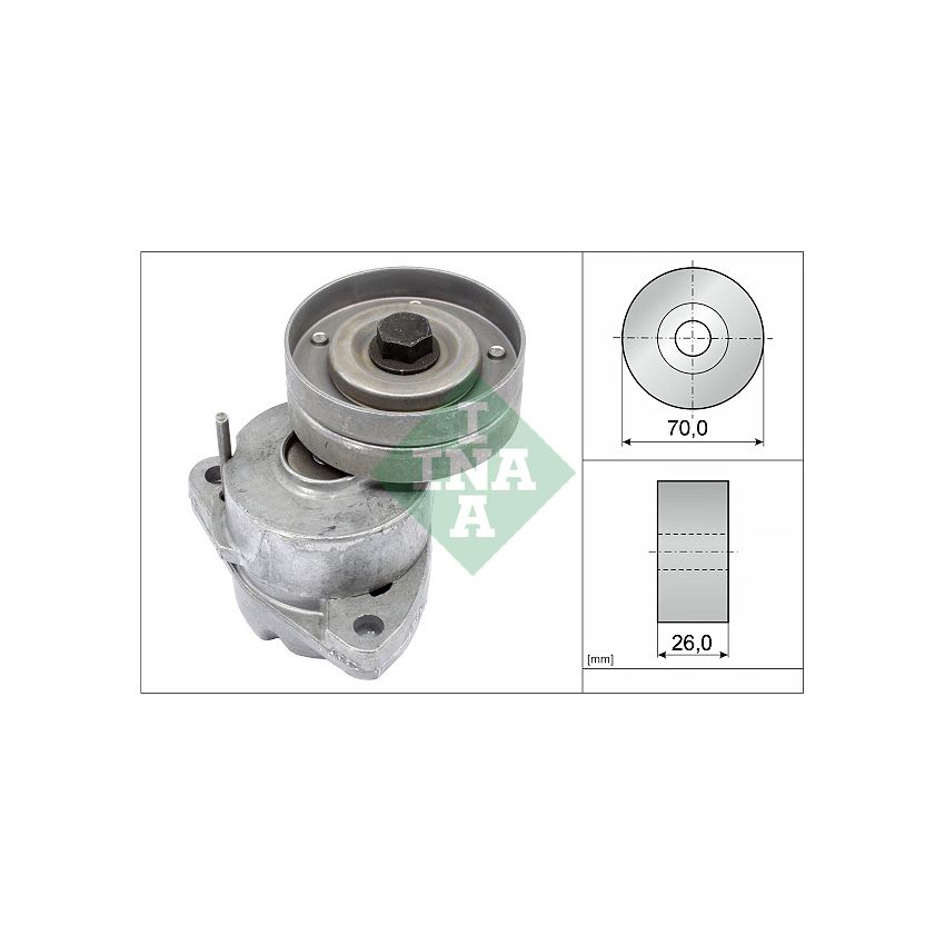 NAPINACZ PASKA INA 534011820 OPEL 1.4-2.0 88-10