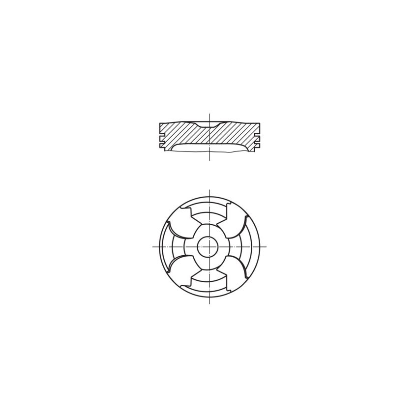 TŁOK MAHLE 0010200 STD MERCEDES OM605-606LA 96-