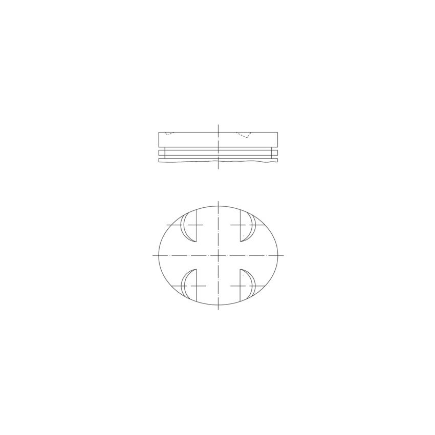 TŁOK MAHLE 0831200 STD BMW M62B44 V8 96-