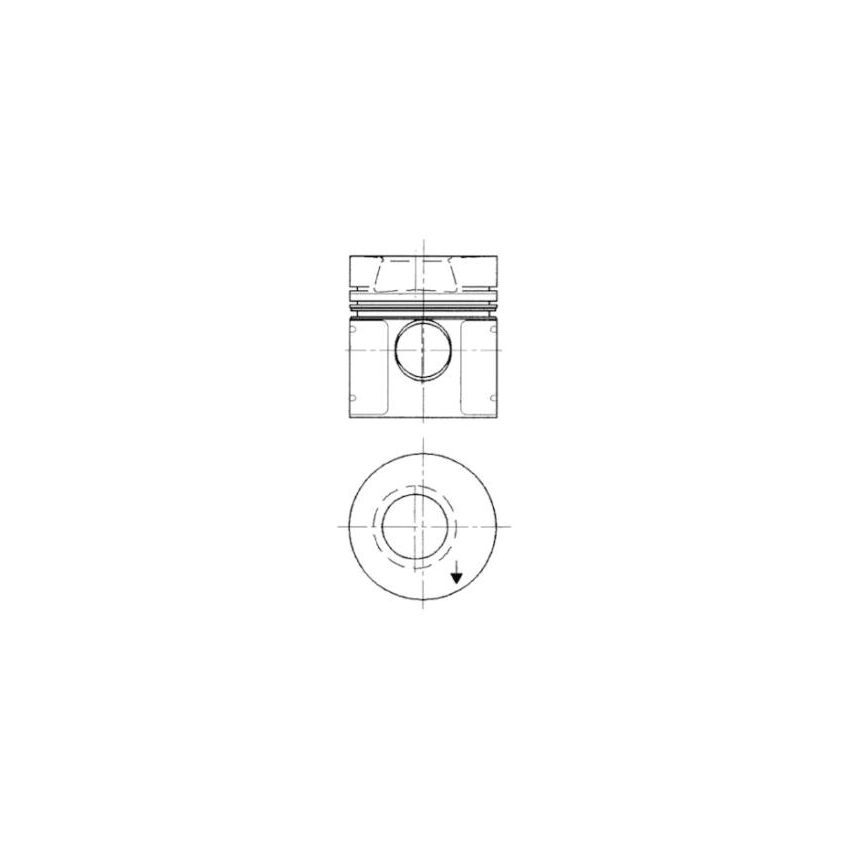 TŁOK KOLBENSCHMIDT 91551610 0.50 MERCEDES OM364/366 88-