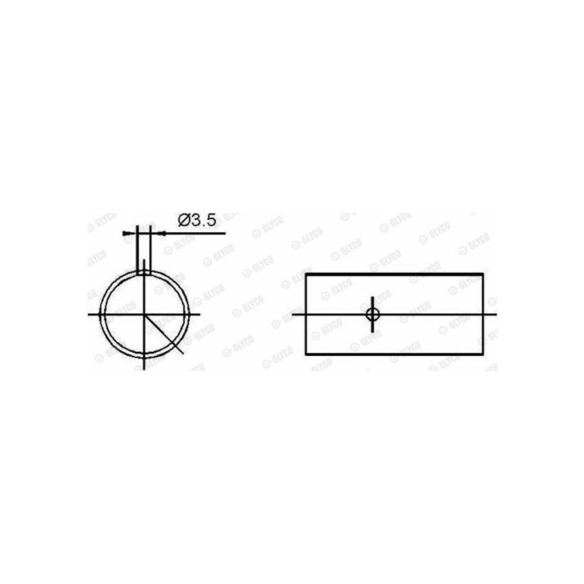 TULEJKA KORBOWODOWA GLYCO 553422 BMW 2.0-2.8 81-08