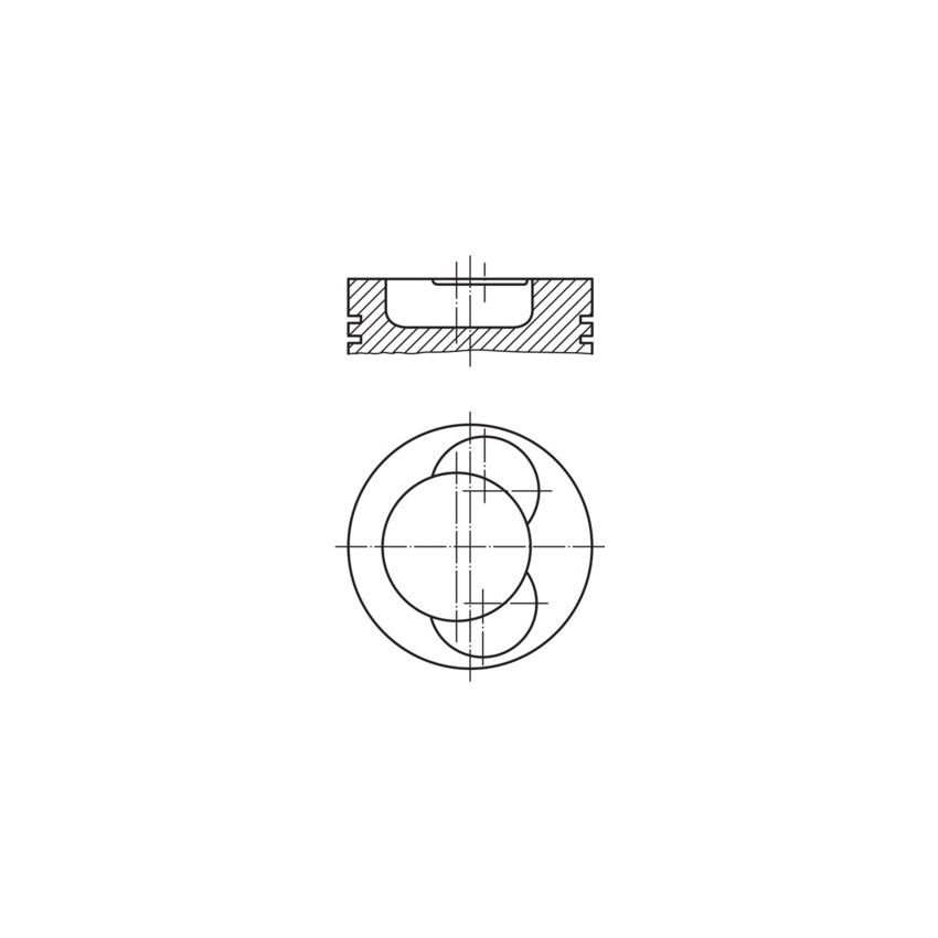 TŁOK MAHLE 0045010 STD MERCEDES 5.7TD OM352 seL 171-