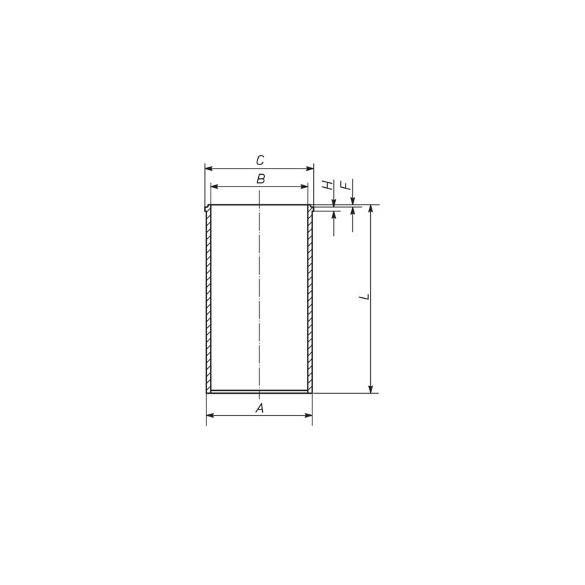TULEJA CYLINDROWA MAHLE 321WT06 STEYR 108mm WD612 HONOWANA