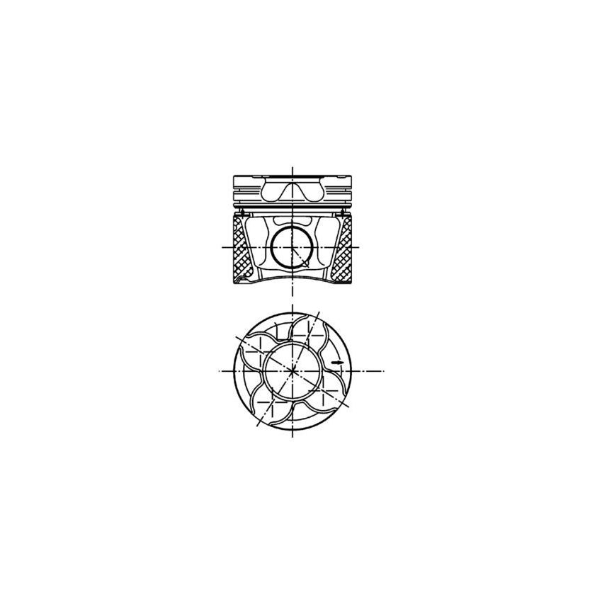 TŁOK KOLBENSCHMIDT 99535600 STD AD 2.5TD V6 4-6c 99-