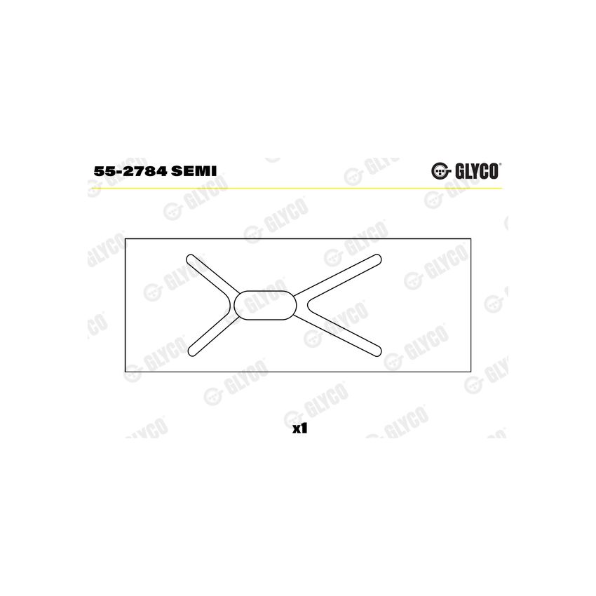 TULEJKA KORBOWODOWA GLYCO 552784 MERCEDES 2.5-2.7 68-