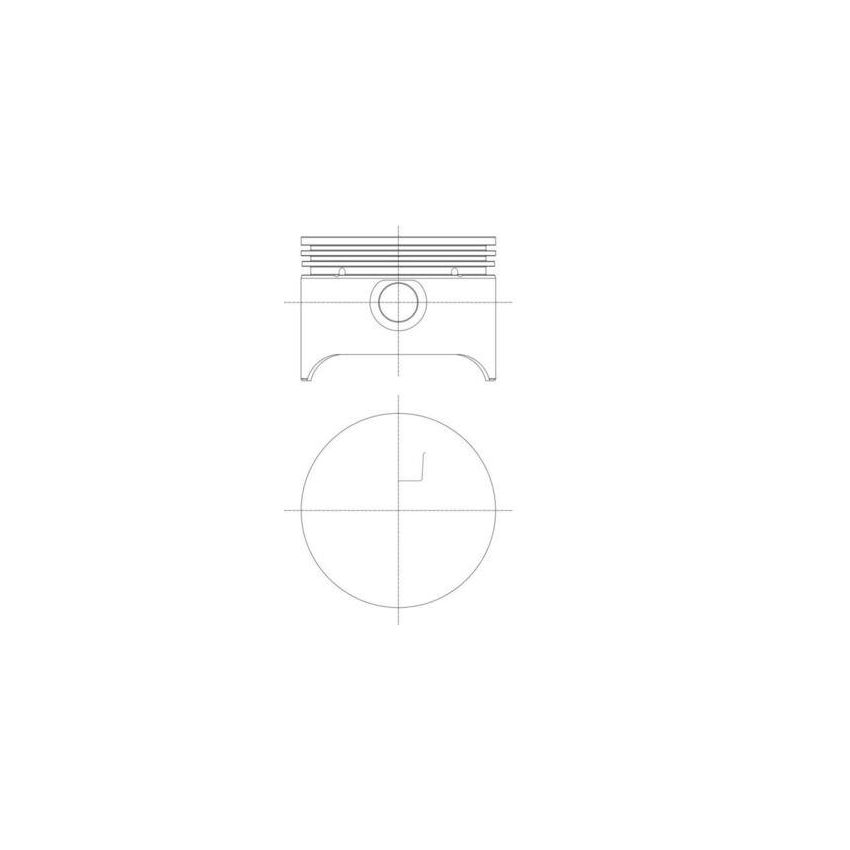TŁOK MAHLE 0017602 1.00 MERCEDES 2.8 M130 68-72