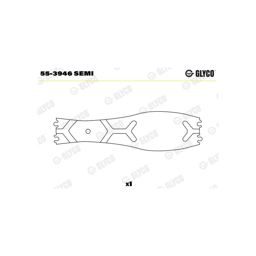 TULEJKA KORBOWODOWA GLYCO 553946 MAN D0834 D0836 4/6cyl.