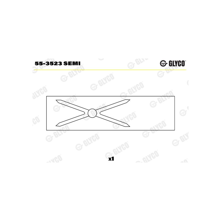 TULEJKA KORBOWODOWA GLYCO 553523 MERCEDES 3.0D 74-85
