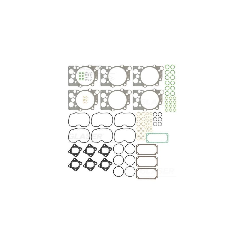 KOMPLET USZCZELEK GŁOWICY GLASER D32134-00 VOLVO TD122 87-