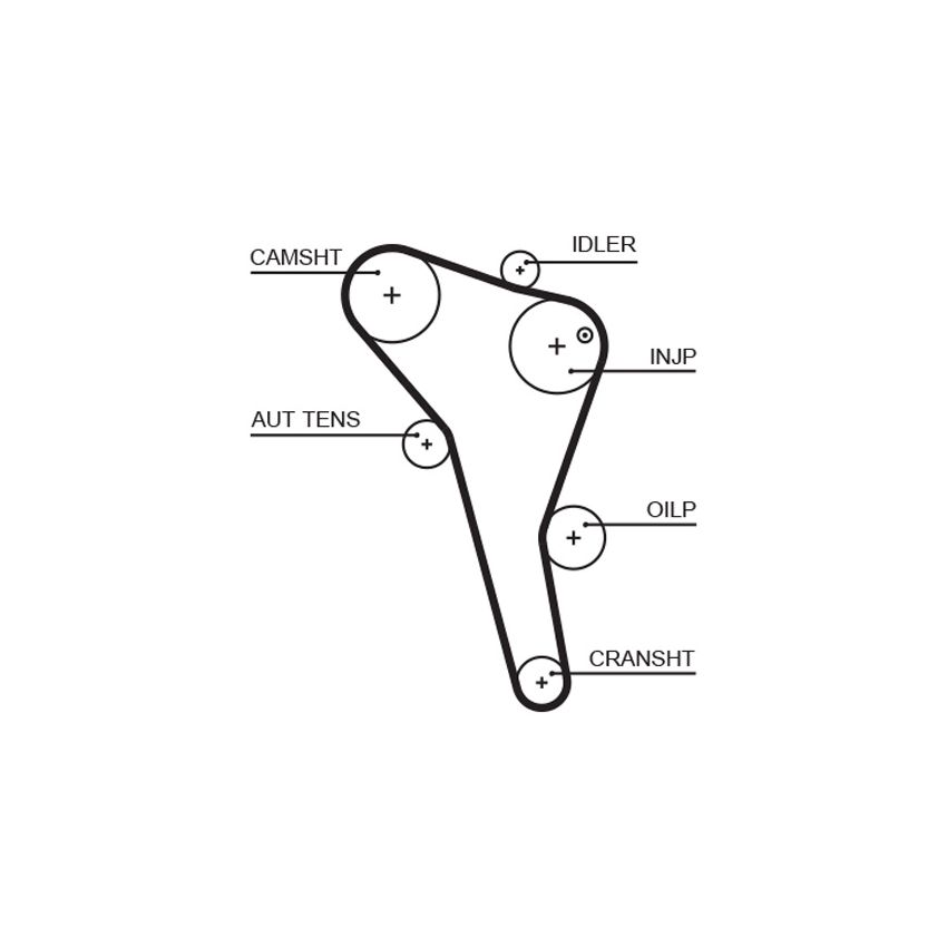 PASEK ROZRZĄDU GATES 5622XS VW 1.9D 95-10