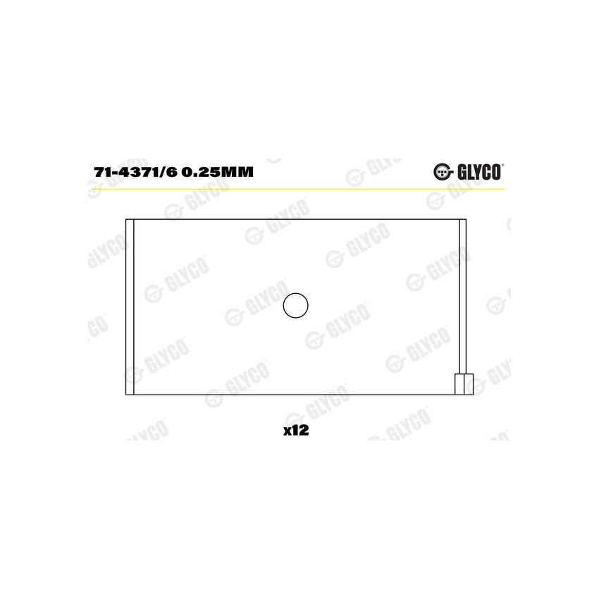 PANEWKI KORBOWODOWE GLYCO 7143716 010 JAGUAR 2.5-4.2 56-79 