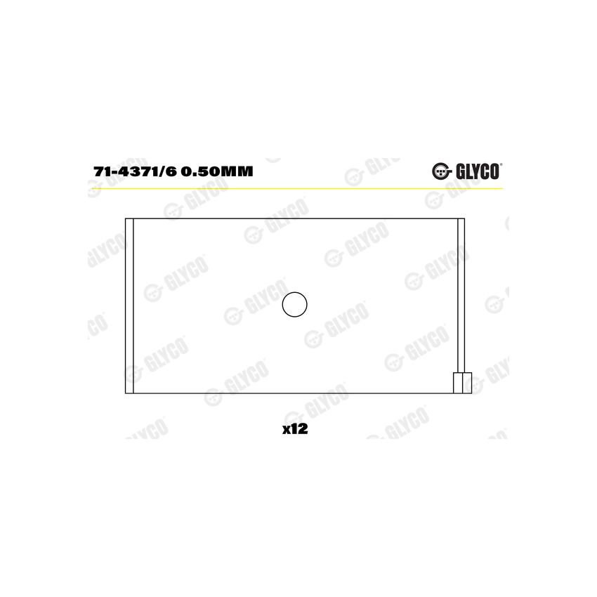 PANEWKI KORBOWODOWE GLYCO 7143716 020 JAGUAR 2.5-4.2 56-79 