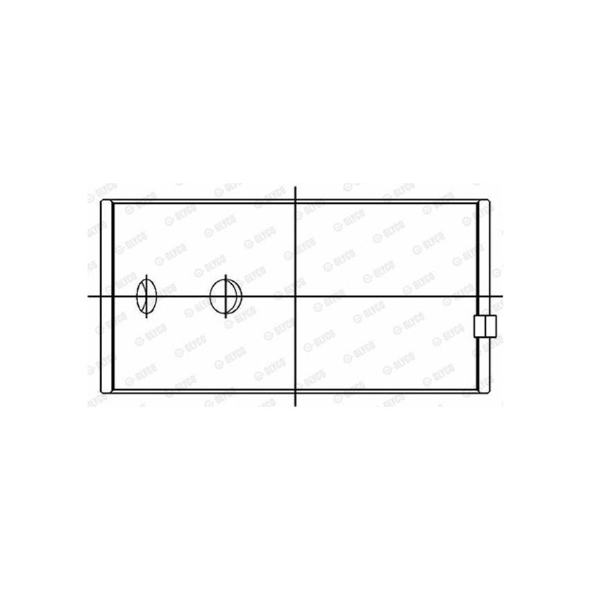 PANEWKI KORBOWODOWE GLYCO 714113 STD RVI MIDR06.35.40 