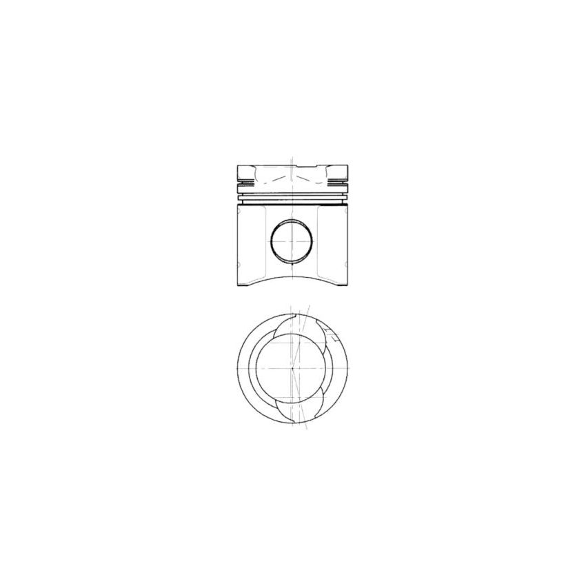 TŁOK KOLBENSCHMIDT 90583600 STD MAN D2865/2866 87-