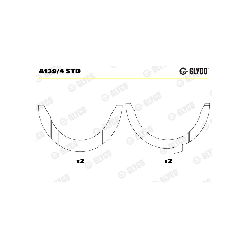 PANEWKI OPOROWE GLYCO A1394 STD VW 2.3-3.6 92-16